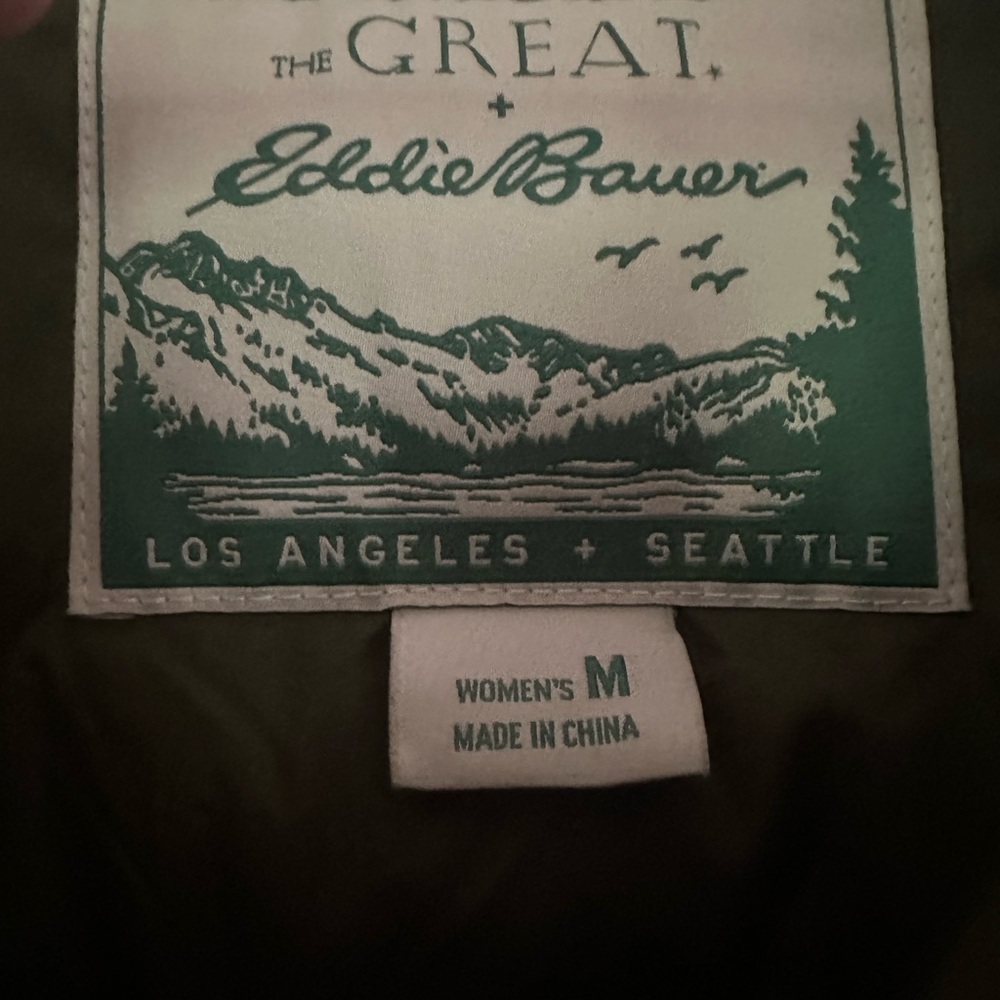 The Great X Eddie Bauer Women's Plaid Down Jacket - Picture 2 of 2